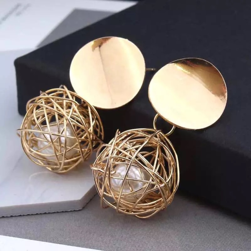 Pearl Circlet Earrings